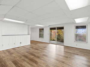 Family Room with walk out to patio