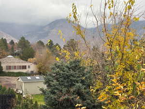 Mountain view from balcony