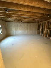 Unfinished basement