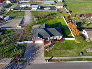 Aerial view of property's location