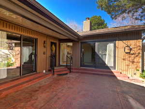 View of patio / terrace with entry steps
