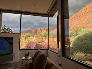 Living Area Views at Dusk
