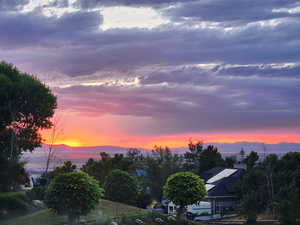 This is the nightly view from the front deck.