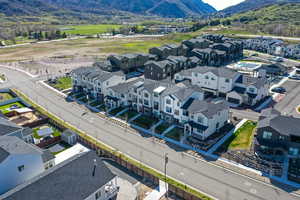 Bird's eye view of mountains