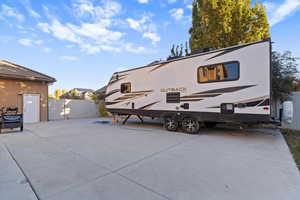 View of vehicle parking