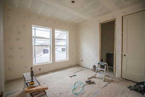 View of unfurnished bedroom