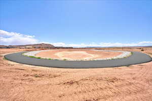 View of community featuring a mountain view
