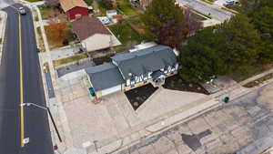 Aerial view of property and surrounding area