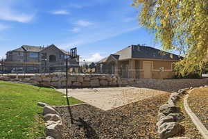 View of yard with a patio area