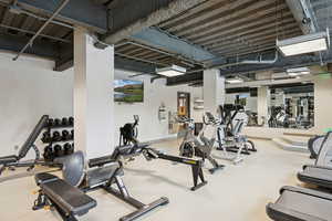 View of exercise room