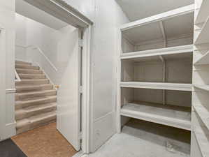 View of storage room