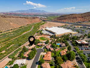 Drone / aerial view of mountains