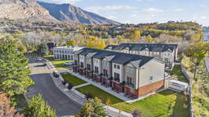 Drone / aerial view of mountains