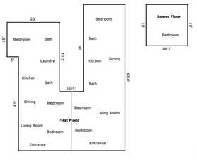 View of floor plan / room layout