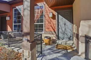 View of patio