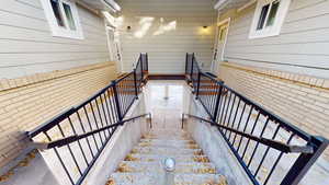 View of stairs