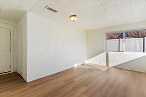 Great room with new flooring