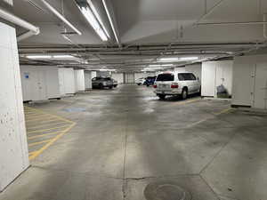 View of parking garage