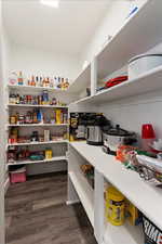 View of storage area