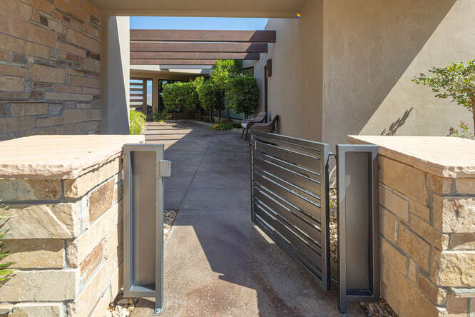 courtyard entry