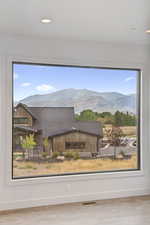 View of mountain backdrop