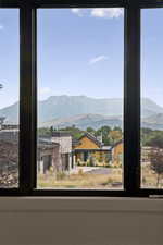 View of mountain background