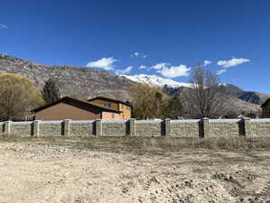 View of mountain background