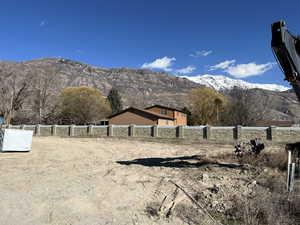 View of mountain background
