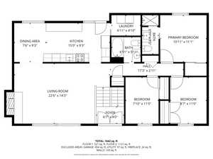 View of floor plan / room layout