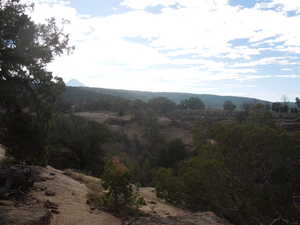 View of mountain background