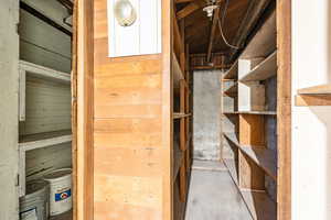 View of storage area