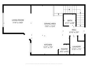 View of floor plan / room layout