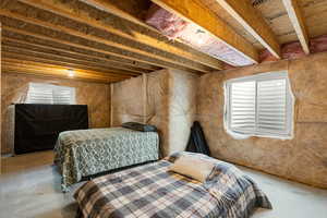 View of below grade area