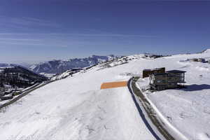 View of mountain background