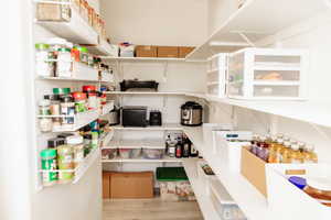 View of storage area