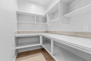 View of storage area