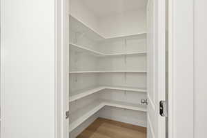 View of storage area