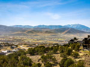 View of mountain background