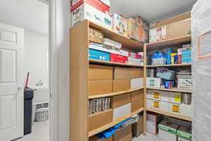 View of storage room