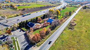 View of property location with a main thoroughfare