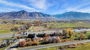 View of mountain background