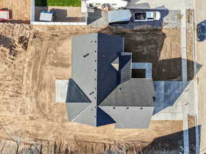 Aerial view of property and surrounding area