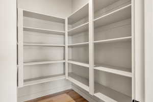 View of storage area