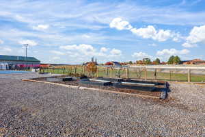 Garden Boxes w/ drip irrigation system