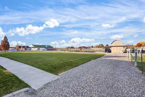 Out building (powered & insulated) w/ separate drive for parking and ADU