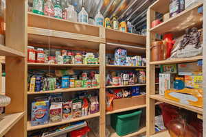 View of storage area