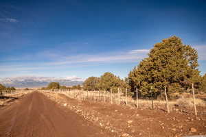 View of street with a rural view