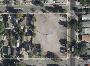 Aerial overview of property's location