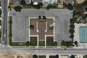 Aerial overview of property's location