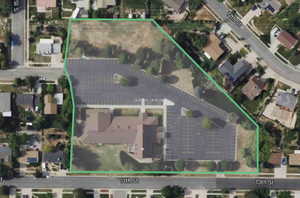 Aerial view of property location and parcel outlines
